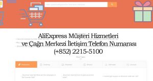 Aliexpress Şikayet ve Destek Hizmetleri aliexpress şikayet hattı