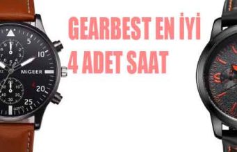 Gearbest En İyi 4 Adet Saat Gearbest En İyi 4 Adet Saat