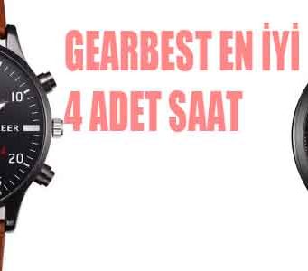 Gearbest En İyi 4 Adet Saat Gearbest En İyi 4 Adet Saat